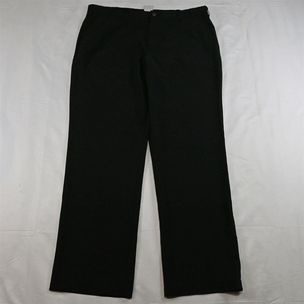 Short Par 4‎ 38 x 32 Black Stretch Tech Straight Dress Pants